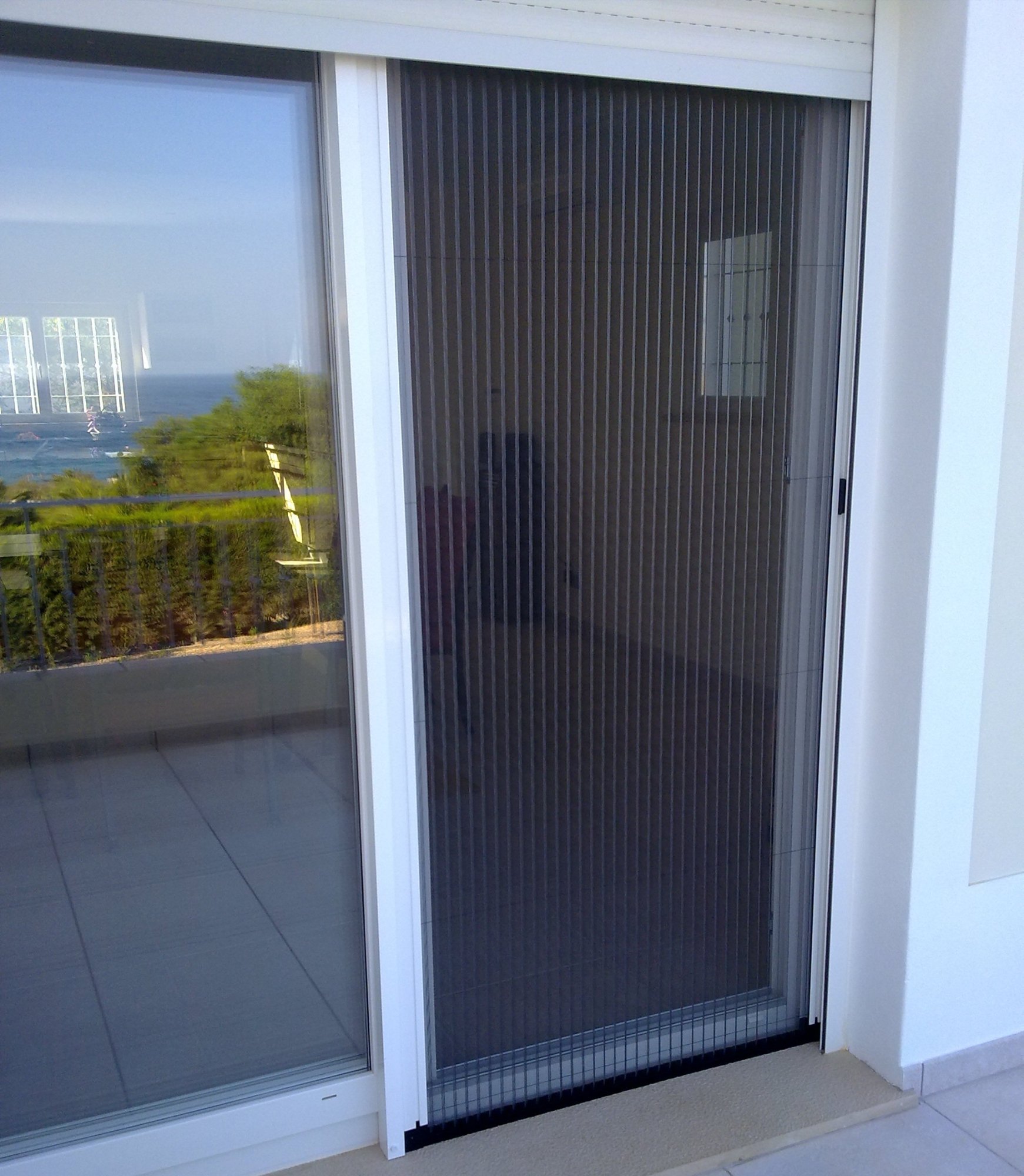 Pleated Mosquito Net for Window-Vertical